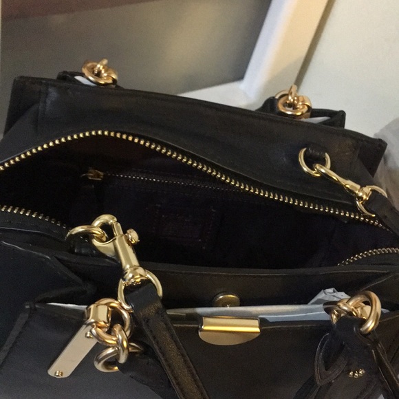 Coach dreamer 21 satchel black smooth leather - Picture 6 of 7